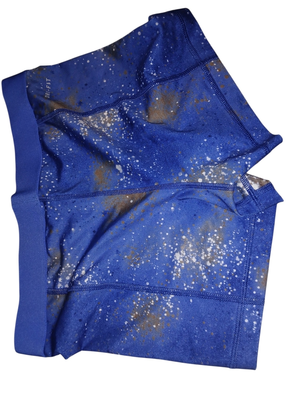 Nike Pro Blue Splatter Compression Shorts - Picture 2 of 6